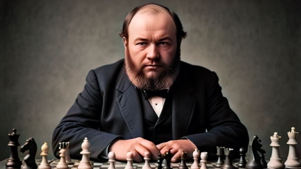 Grande mestre de xadrez Wilhelm Steinitz